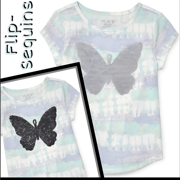 Girls Bundle Size 4 – Sequin Tops, Festival Tee & Pineapple Swimsuit NWT - Picture 7 of 10